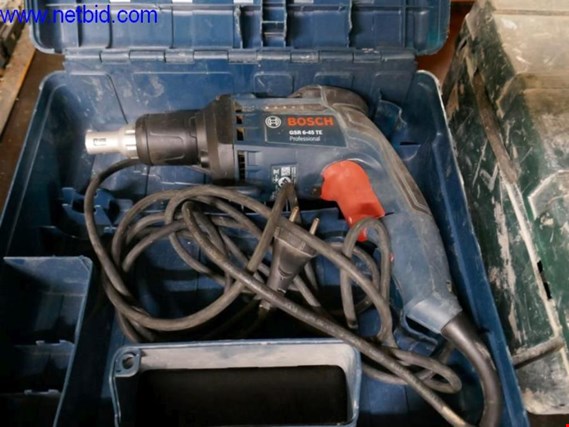 Used Bosch GSR6-45TE Drywall screwdriver for Sale (Trading Premium) | NetBid Industrial Auctions