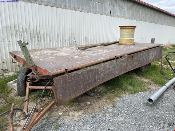 Used 2-axle platform transport wagon for Sale (Auction Premium) | NetBid Industrial Auctions