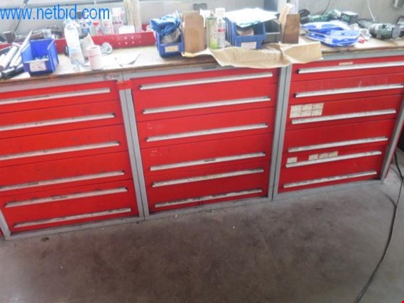 Used Würth 3 Telescopic drawer cabinets for Sale (Auction Premium) | NetBid Industrial Auctions