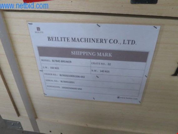 Used Beilite BLTB45 Hydraulic breaker for Sale (Auction Premium) | NetBid Industrial Auctions