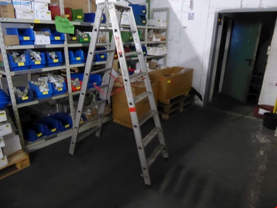 Used Folding aluminum ladder for Sale (Auction Premium) | NetBid Industrial Auctions