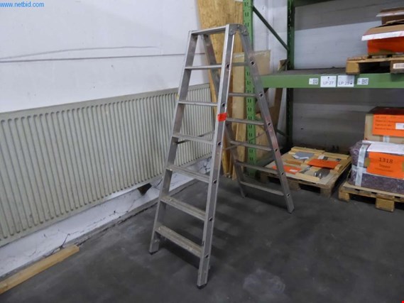Used Folding aluminum ladder for Sale (Auction Premium) | NetBid Industrial Auctions
