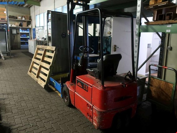 Used Linde E15 Electric Forklift for Sale (Auction Premium) | NetBid Industrial Auctions