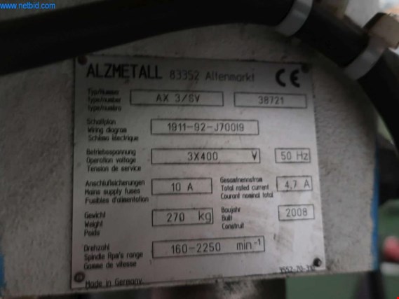 Used Alzmetall AX 3/SV Column drilling machine for Sale (Auction Premium) | NetBid Industrial Auctions