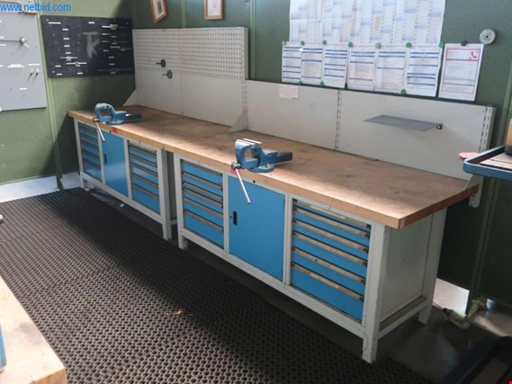 Used 5 Workbenches for Sale (Auction Premium) | NetBid Industrial Auctions