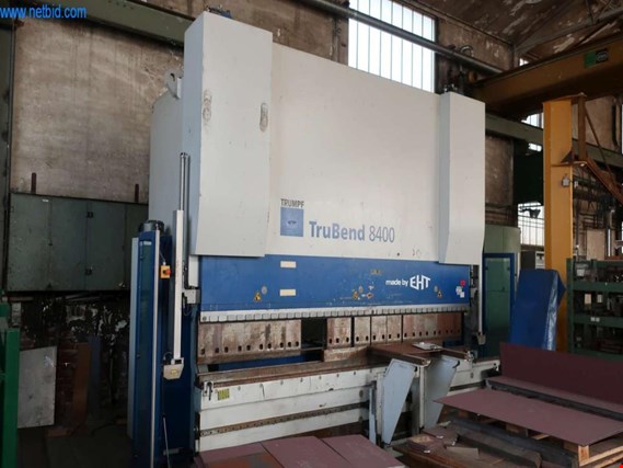 Used Trumpf Trubend 8400-40 CNC press brake for Sale (Auction Premium) | NetBid Industrial Auctions