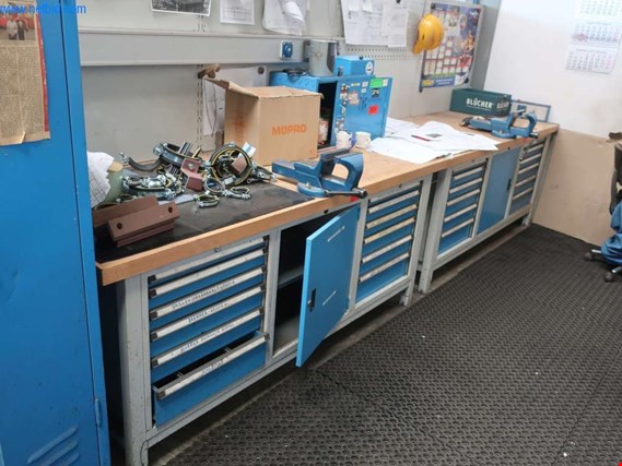 Used 2 Workbenches for Sale (Auction Premium) | NetBid Industrial Auctions