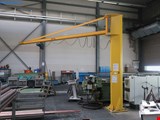 Column-mounted slewing crane