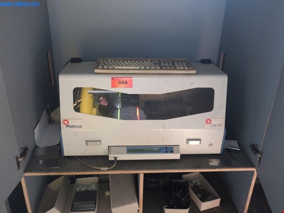 Used Matica C410 Metal nameplate printer f. nameplates for Sale (Auction Premium) | NetBid Industrial Auctions