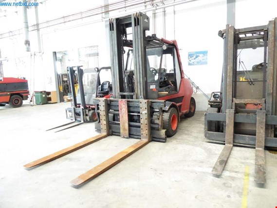 Used Linde H80D Diesel forklift for Sale (Auction Premium) | NetBid Industrial Auctions
