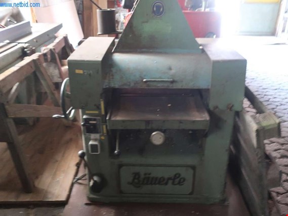 Used Bäuerle Thickness planer for Sale (Auction Premium) | NetBid Industrial Auctions