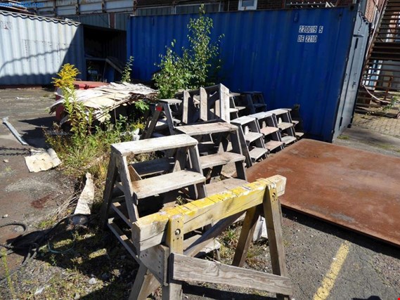 Used 1 Posten Wooden trestles for Sale (Auction Premium) | NetBid Industrial Auctions