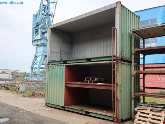 2 20´-Materialcontainer gebraucht kaufen (Auction Premium) | NetBid Industrie-Auktionen
