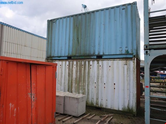 2 20´ sea container gebruikt kopen (Auction Premium) | NetBid industriële Veilingen