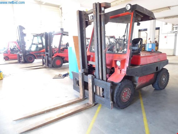 Used Linde H60D Diesel forklift for Sale (Trading Premium) | NetBid Industrial Auctions