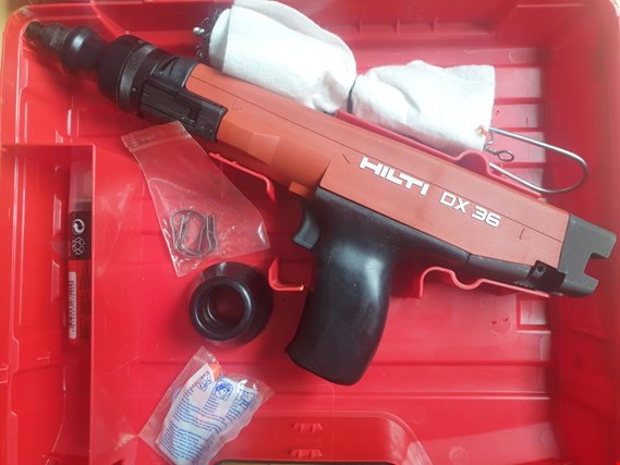Used HILTI DX 36  HILTI DX 36 POWDER-ACTUATED CONCRETE NAIL GUN (NEW) for Sale (Trading Standard) | NetBid Industrial Auctions