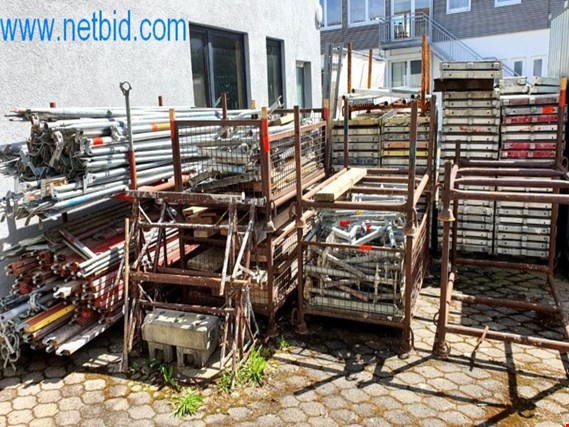 Used Layher Steel scaffold + accessories for Sale (Auction Premium) | NetBid Industrial Auctions