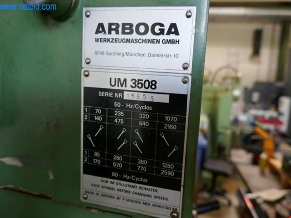 Used Arboga UM 3508 Drilling machine for Sale (Auction Premium) | NetBid Industrial Auctions