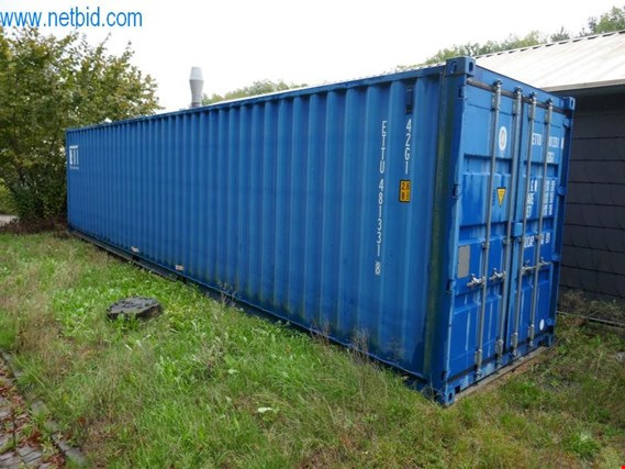 Used Bureau Veritas 40´ sea container for Sale (Auction Premium) | NetBid Industrial Auctions
