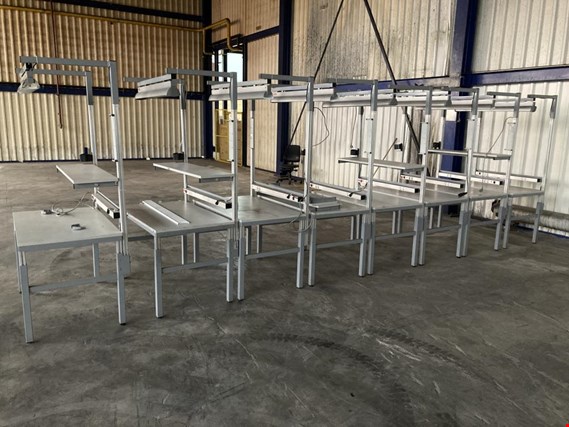 Used Rau 1 Posten Work tables (4 pcs.) for Sale (Auction Standard) | NetBid Industrial Auctions