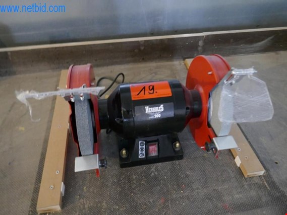 Used Herkules H-DS 200 Double bench grinder for Sale (Auction Premium) | NetBid Industrial Auctions