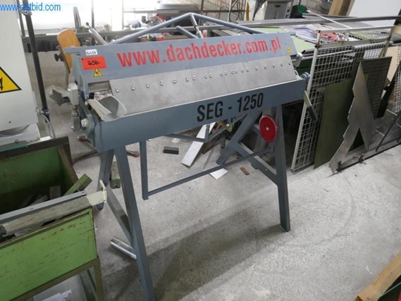 Used Dachdecker.PL SEG-1250 Segment folding bench/ sheet metal bending machine (G034) for Sale (Auction Premium) | NetBid Industrial Auctions