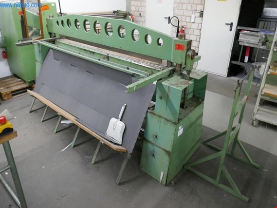 Used Hartenbühler Plate shears (B012) for Sale (Auction Premium) | NetBid Industrial Auctions