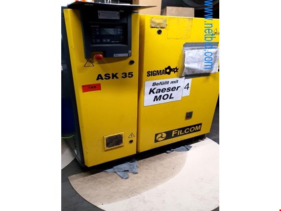 Used Käser Sigma ASK35 Screw compressor for Sale (Auction Premium) | NetBid Industrial Auctions