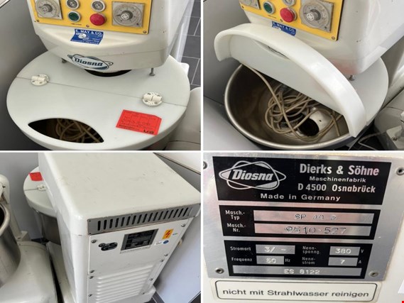 Used Diosna SP 40 D Spiralkneter for Sale (Auction Premium) | NetBid Industrial Auctions