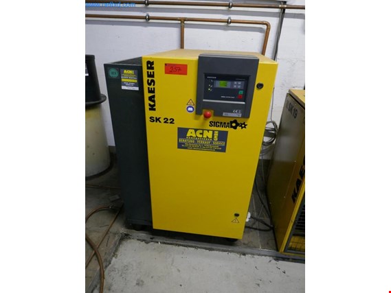 Used Kaeser SK22 Screw compressor for Sale (Trading Premium) | NetBid Industrial Auctions