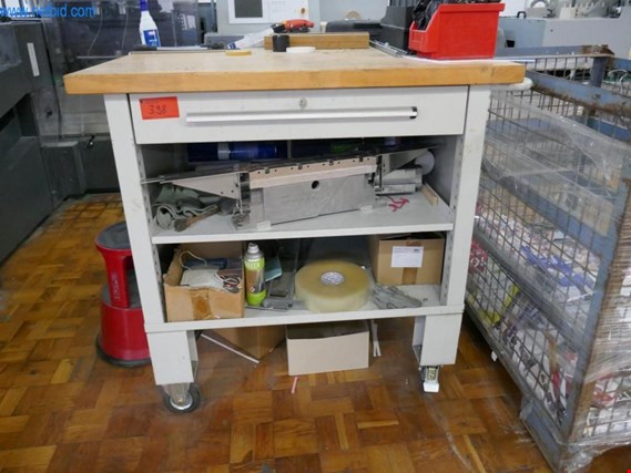 Used mobile work table for Sale (Auction Premium) | NetBid Industrial Auctions