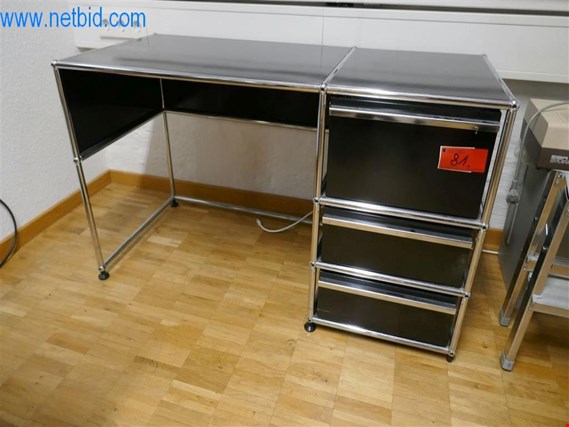 Used USM Haller kleiner Schreibtisch for Sale (Auction Premium) | NetBid Industrial Auctions