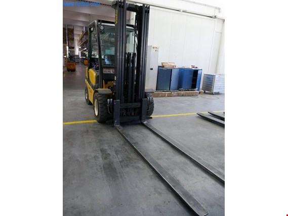Used Yale GLP25VX E2420 Four-wheel gas forklift for Sale (Auction Premium) | NetBid Industrial Auctions