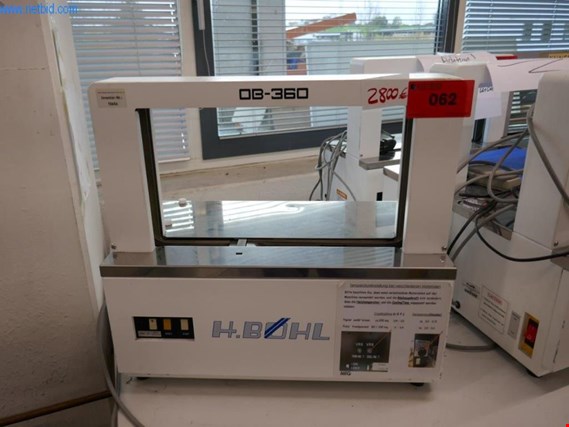 Used Böhl Akebono OB-360 Table banding machine for Sale (Auction Premium) | NetBid Industrial Auctions