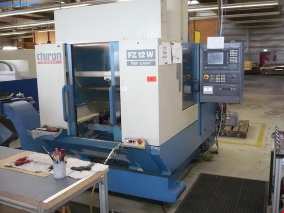 Used Chiron FZ 12 W Vertical machining center for Sale (Trading Premium) | NetBid Industrial Auctions