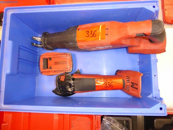 Used Hilti AG 125-A22 Battery angle grinder for Sale (Auction Premium) | NetBid Industrial Auctions