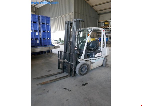 Used Nissan Forklift 25 Typ U1D2A25LQ Gas Forklift for Sale (Auction Premium) | NetBid Industrial Auctions