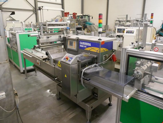 Used Ilapak Carrera 1000 PC Flow packaging system for Sale (Auction Premium) | NetBid Industrial Auctions