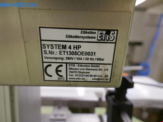Used Etis System 4 HP Etikettiermaschine for Sale (Online Auction) | NetBid Industrial Auctions