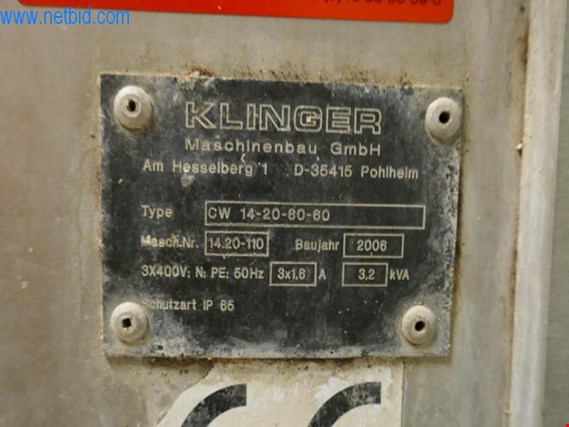 Used Klinger CW 14-20-60-60 Rundtaktwaage for Sale (Online Auction) | NetBid Industrial Auctions