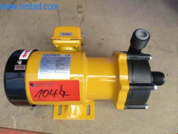 Used Verder V-MD1090 Magnetically coupled centrifugal pump for Sale (Auction Premium) | NetBid Industrial Auctions