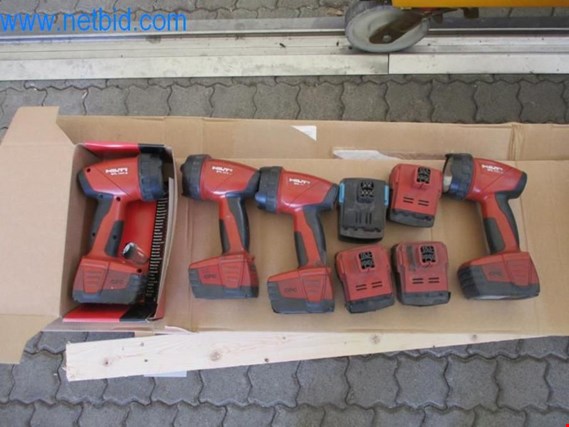 Used Hilti SFL 144-A 4 Battery hand lamps for Sale (Auction Premium) | NetBid Industrial Auctions