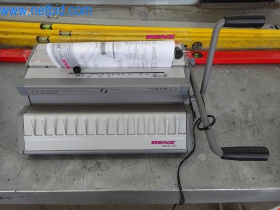 Used Renz eco C360 Spiral binding machine for Sale (Auction Premium) | NetBid Industrial Auctions