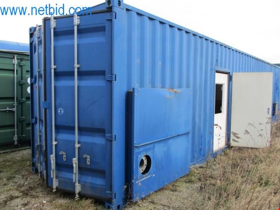 40´ container (blauw) gebruikt kopen (Auction Premium) | NetBid industriële Veilingen