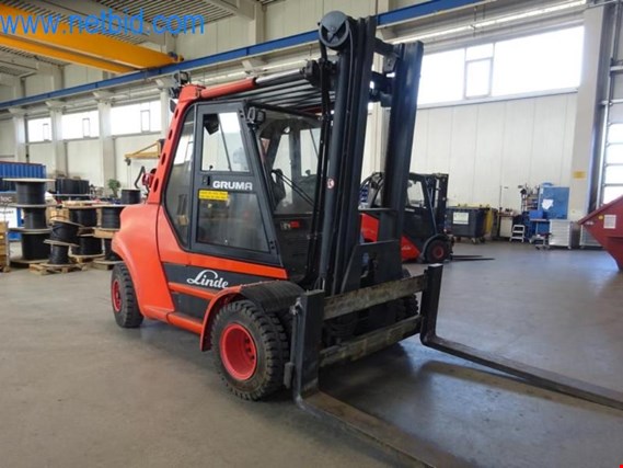 Used Linde H80T/900-03 LPG forklift truck (later release) for Sale (Auction Premium) | NetBid Industrial Auctions