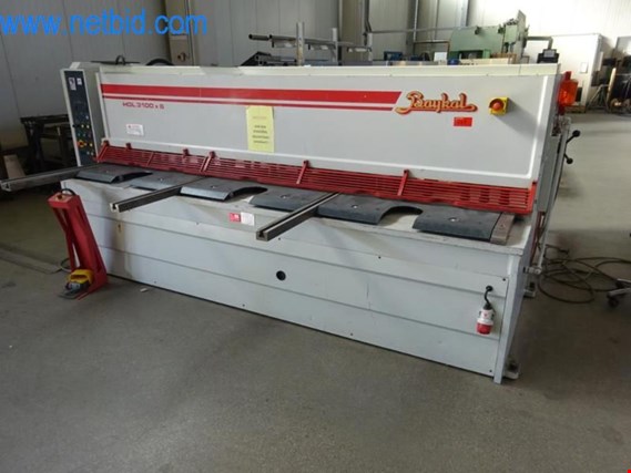 Used Baykal HGL3100x6 Swing cut plate shear for Sale (Auction Premium) | NetBid Industrial Auctions