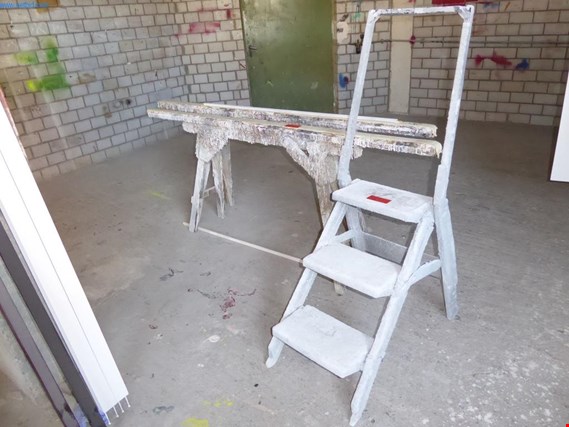 Used 2 Wooden trestles for Sale (Trading Premium) | NetBid Industrial Auctions