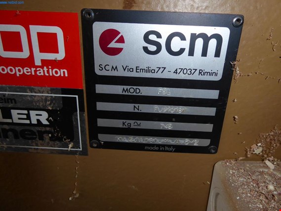 Used SCM F5L Surface planer for Sale (Trading Premium) | NetBid Industrial Auctions
