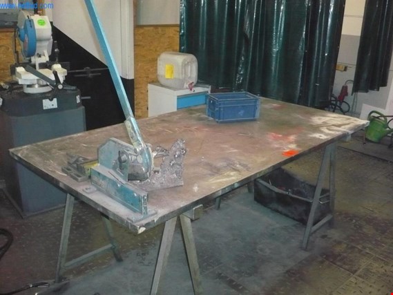 Used 3 Steel work tables for Sale (Trading Premium) | NetBid Industrial Auctions