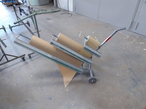 Used mobile wrapping paper unwinding rack for Sale (Auction Premium) | NetBid Industrial Auctions